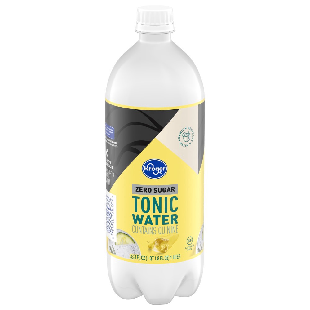 slide 4 of 4, Kroger® Zero Sugar Tonic Water Bottle, 33.8 oz