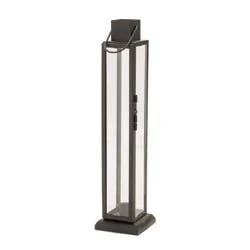 Iron And Glass 15.75 In. Taper Lantern