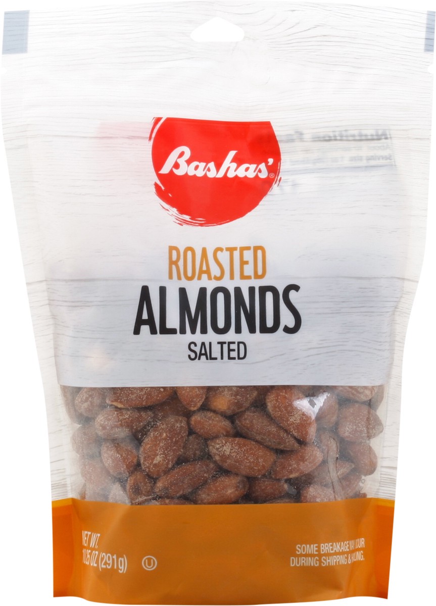slide 6 of 13, Bashas Almnd Rstd Salted Nuts, 10.25 oz