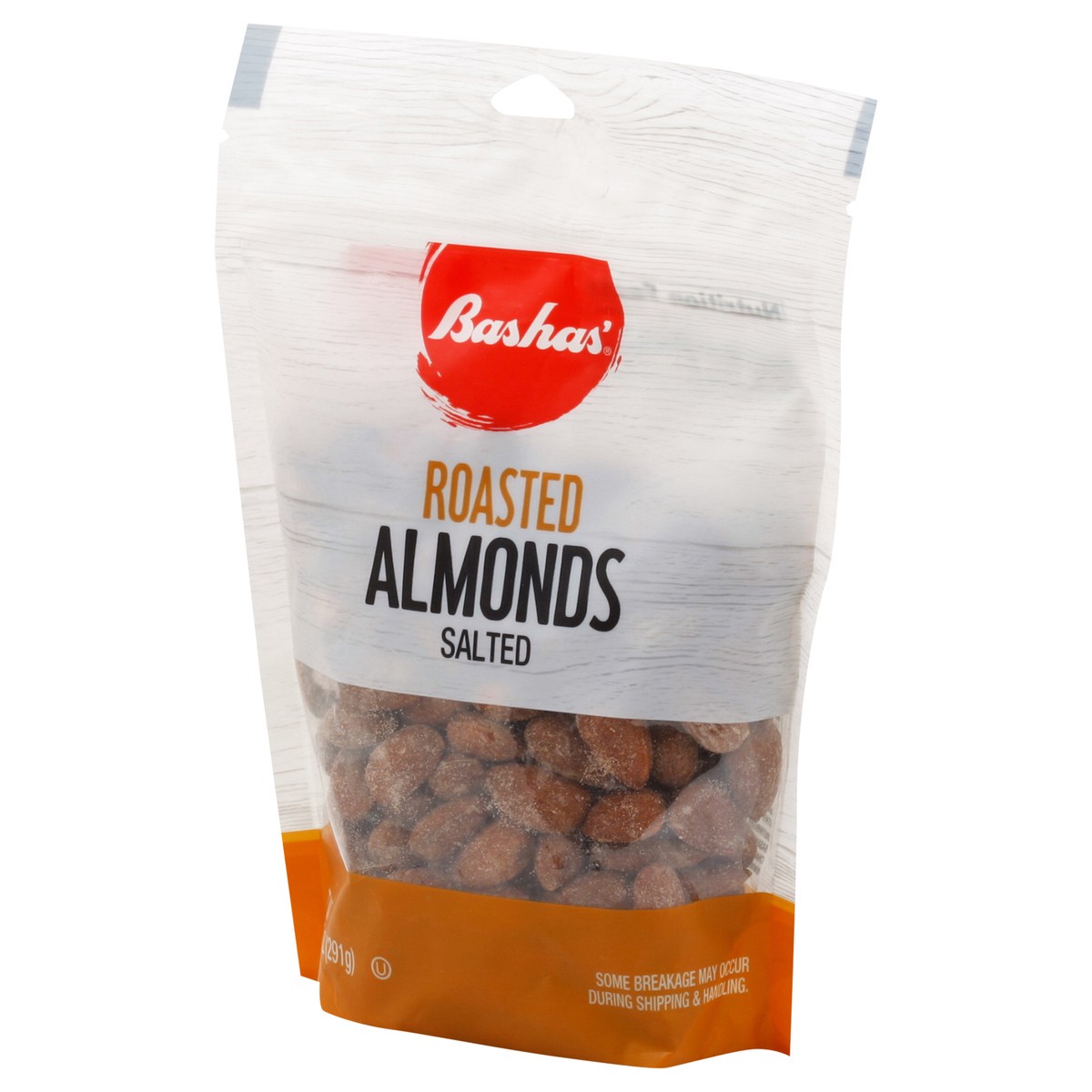 slide 13 of 13, Bashas Almnd Rstd Salted Nuts, 10.25 oz