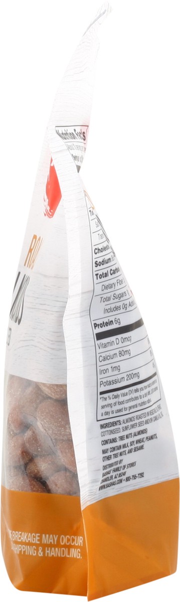 slide 8 of 13, Bashas Almnd Rstd Salted Nuts, 10.25 oz