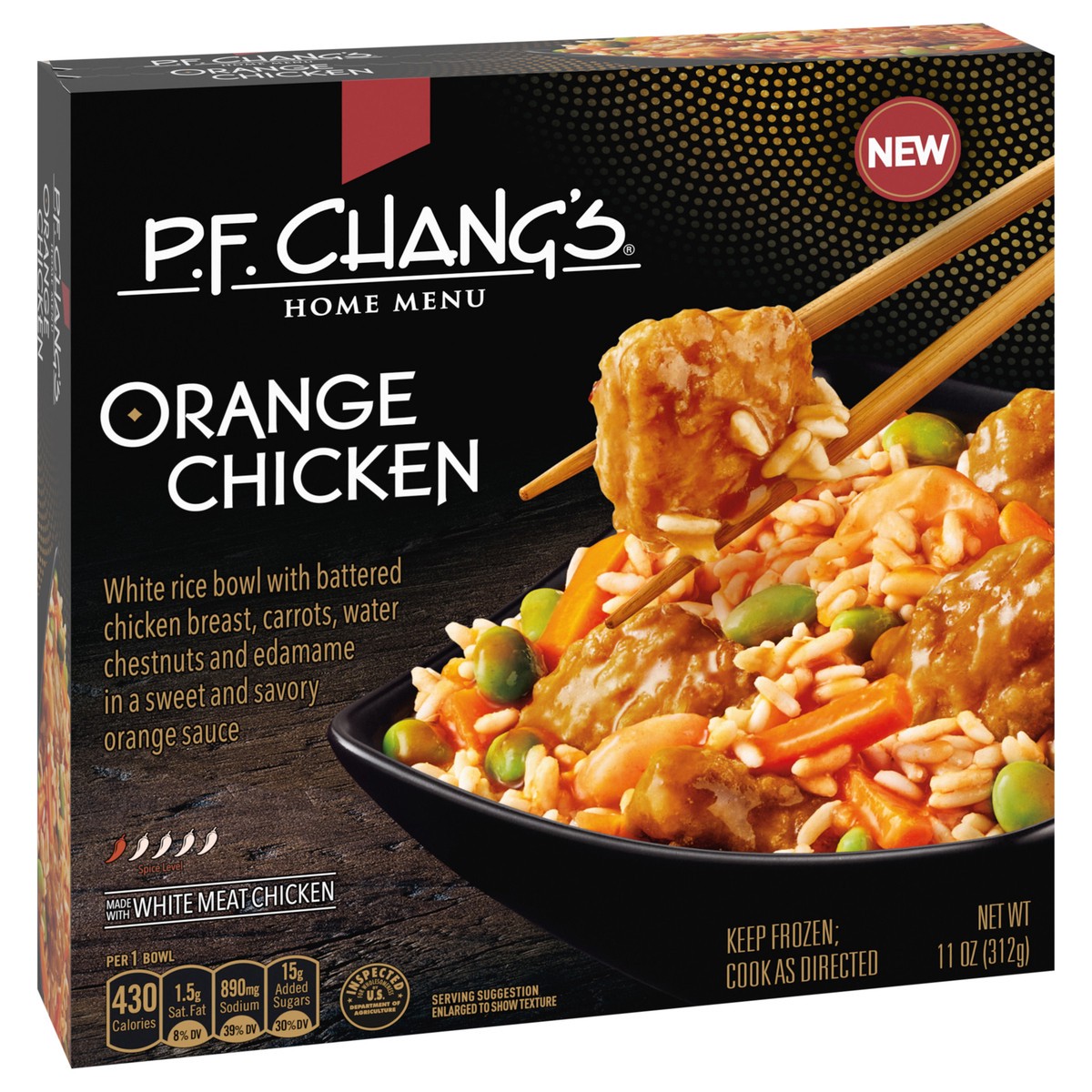 slide 12 of 13, P.F. Chang's Home Menu, Orange Chicken Bowl, Frozen Meal, 11 oz., 11 oz