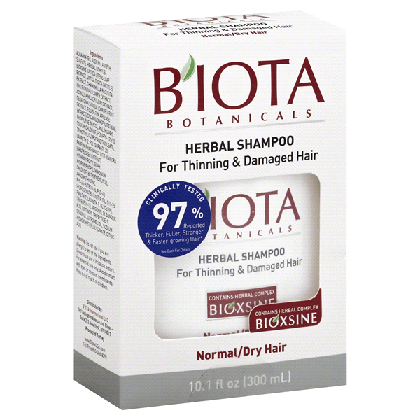 slide 1 of 1, BIOTA Botanicals Herbal Shampoo for Thinning & Damaged Hair, 1 ct