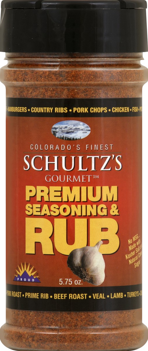 slide 1 of 3, Schultzs Gourmet Seasoning & Rub 5.5 oz, 5.5 oz