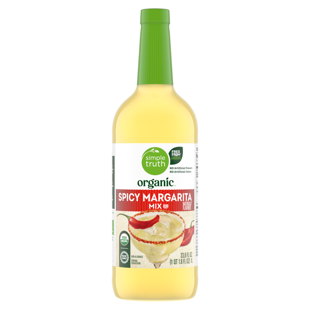 slide 1 of 4, Simple Truth Organic® Spicy Margarita, 1 liter