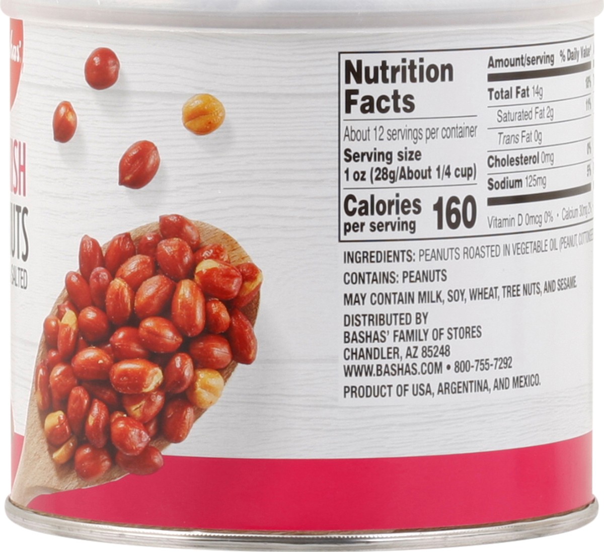 slide 8 of 13, Bashas Spanish Peanuts - 12 oz, 12 oz