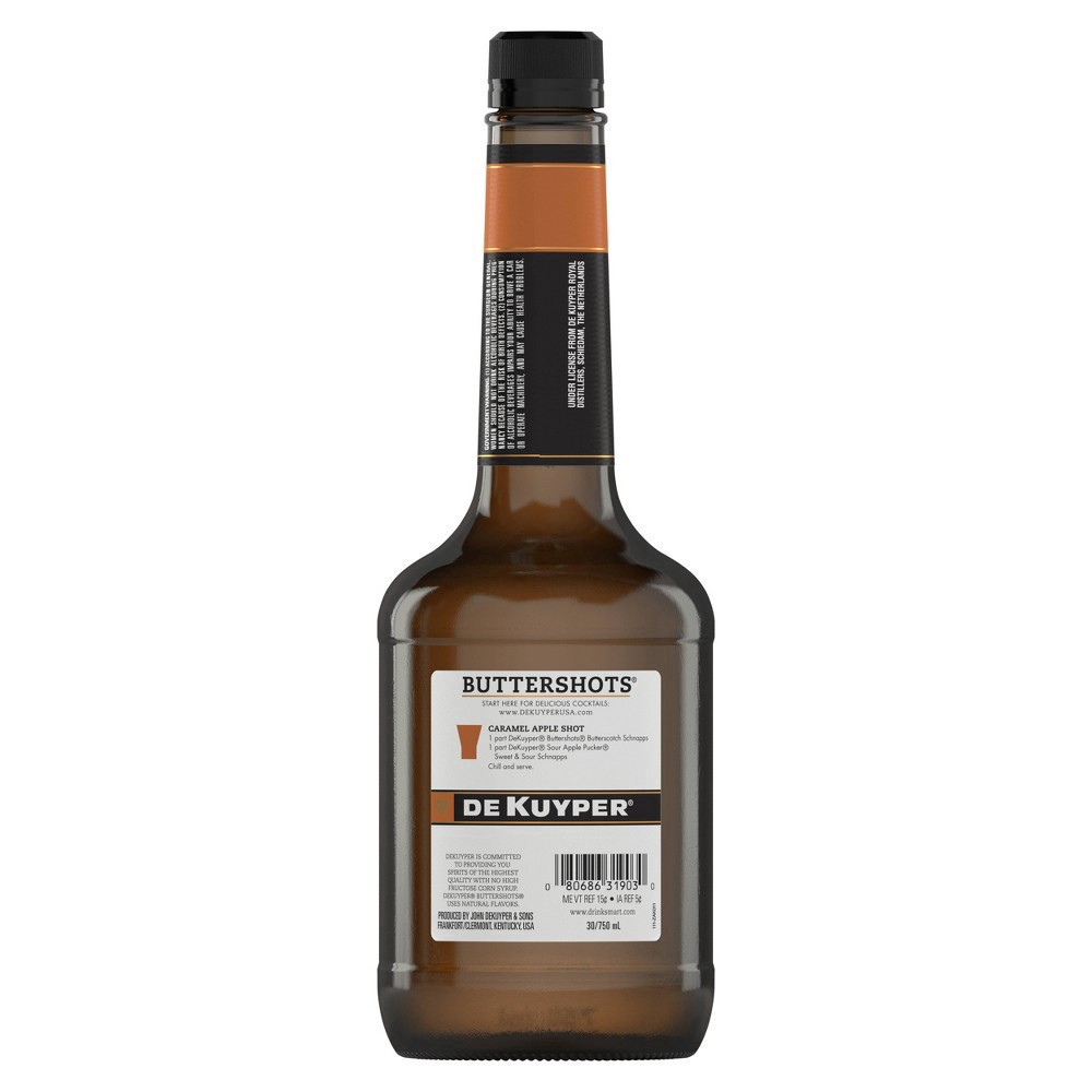 slide 4 of 5, DeKuyper Buttershots Butterscotch Schnapps Liqueur 750 ml, 750 ml