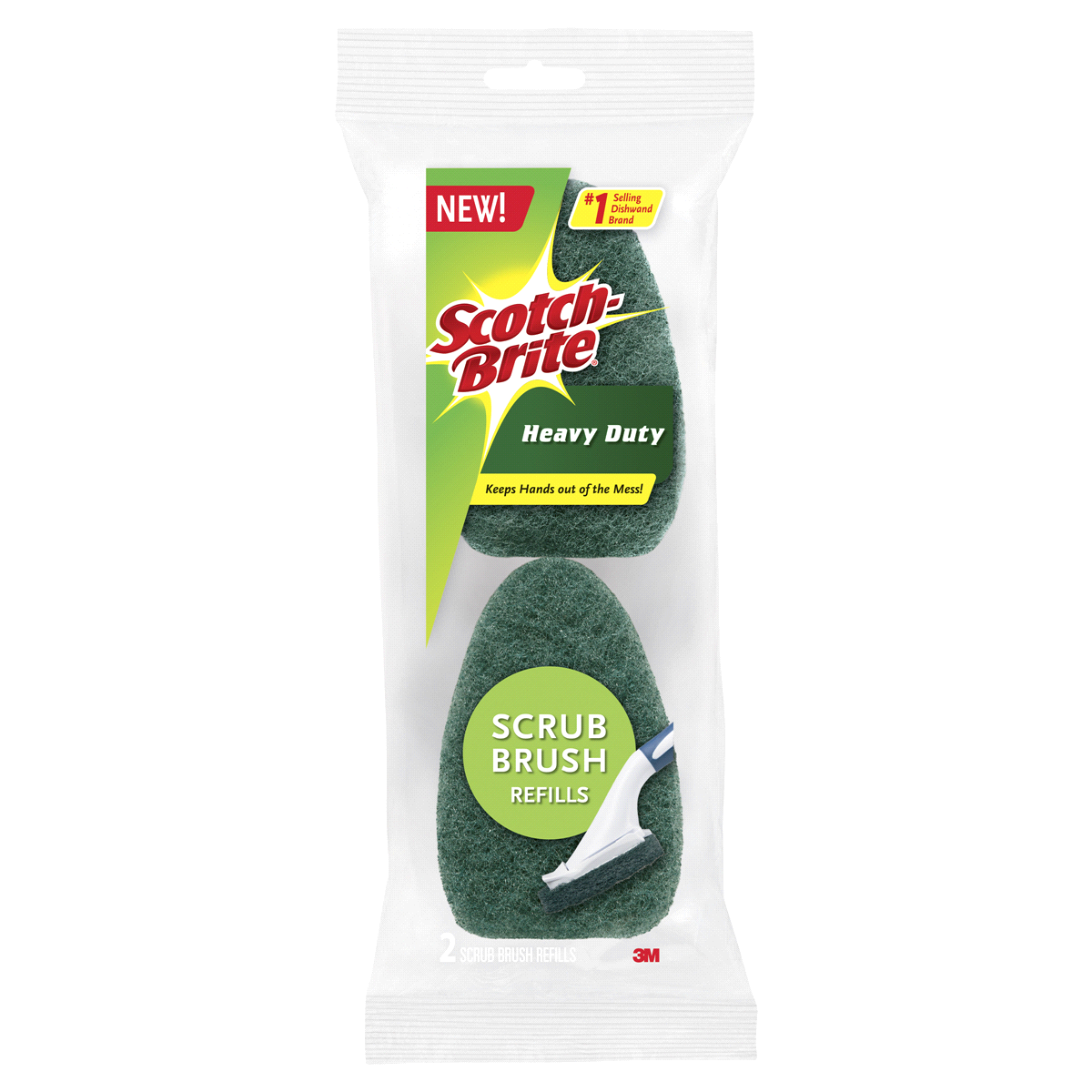 slide 1 of 2, Scotch-Brite Scrubber Refills 2 ea, 2 ct