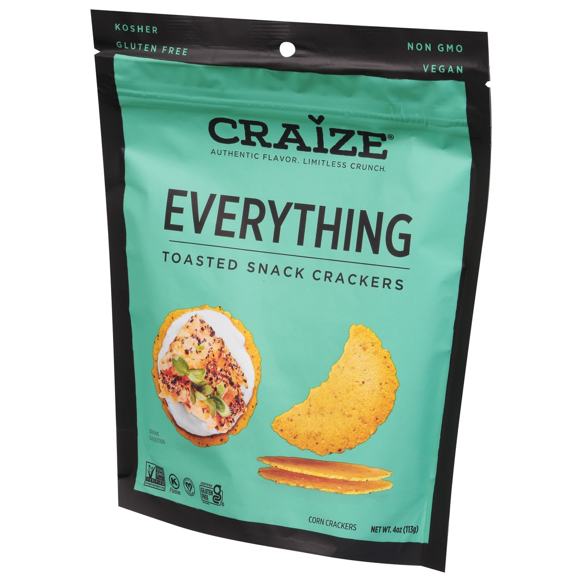 slide 8 of 9, Craize Everything Toasted Snack Crackers 4 oz, 4 oz