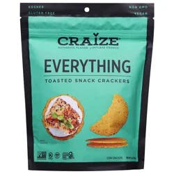 Craize Everything Toasted Snack Crackers 4 oz
