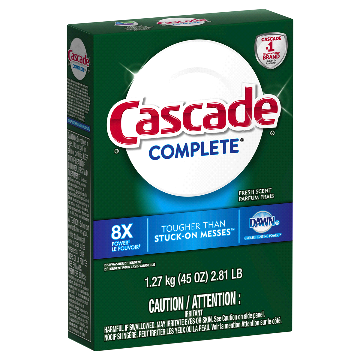 Cascade Complete Fresh Scent Powder 45 oz Shipt