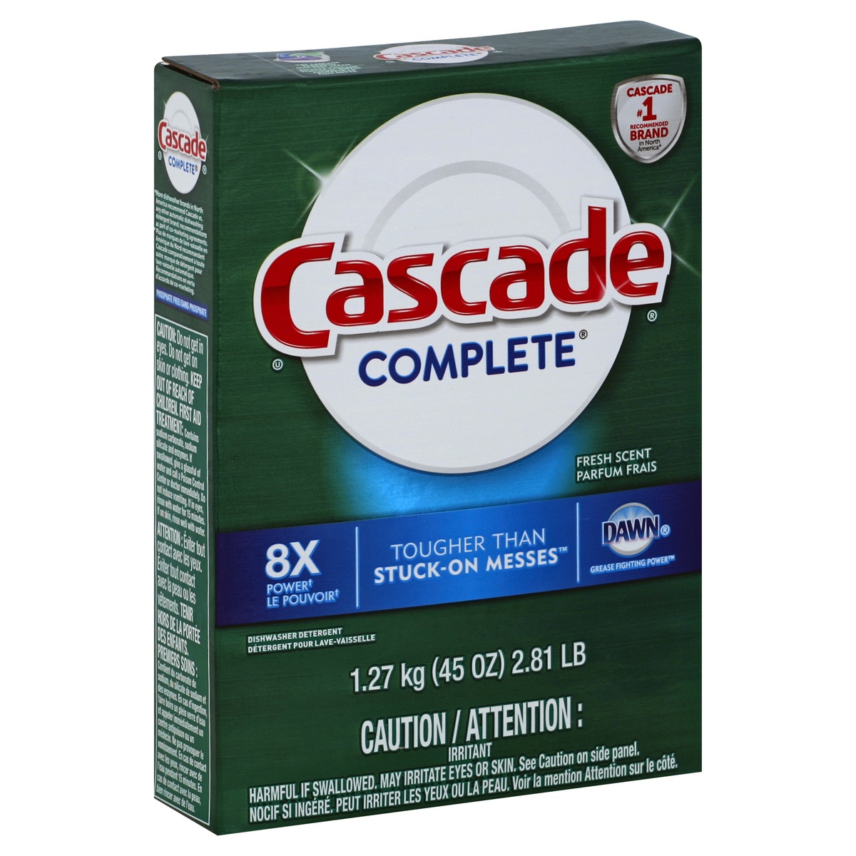 slide 1 of 3, Cascade Dishwasher Detergent 45 oz, 45 oz