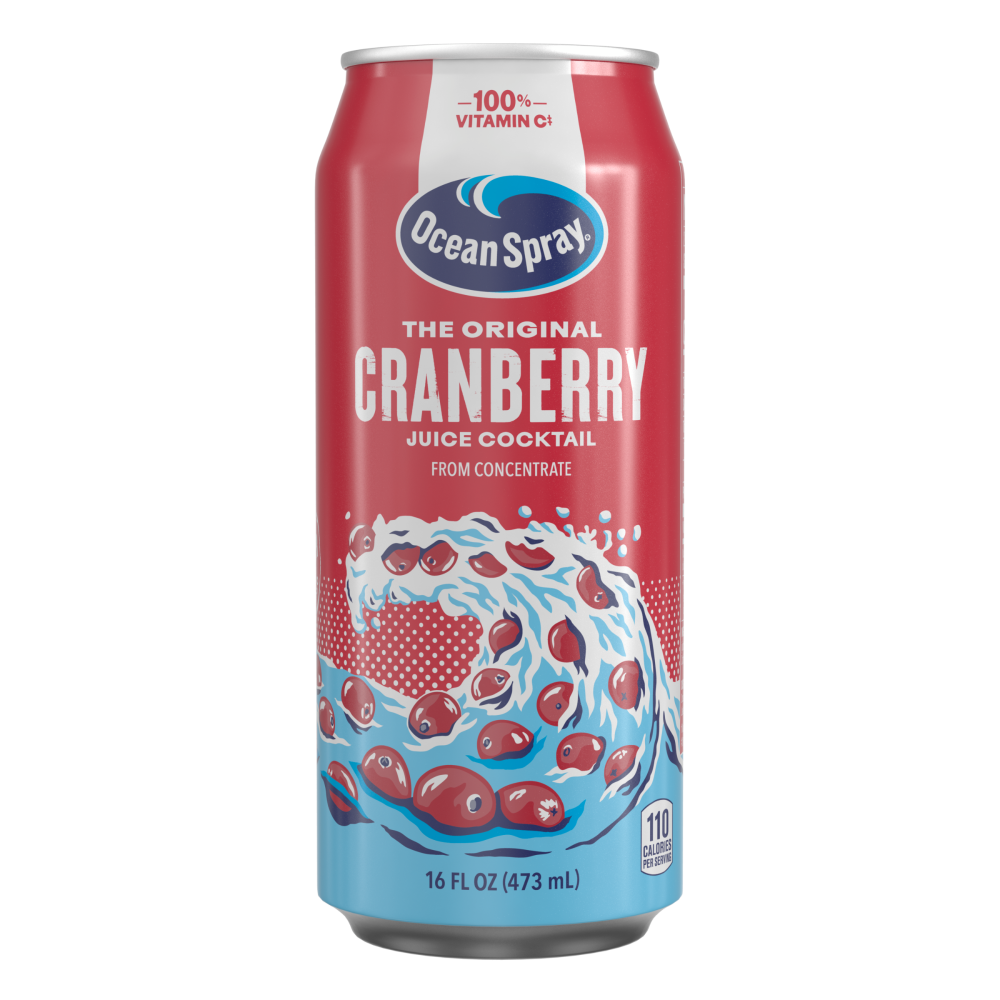 slide 4 of 4, Ocean Spray® Original Cranberry Juice Cocktail Can, 16 fl oz