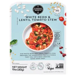 Strong Roots White Bean & Lentil Tomato Stew 10 oz