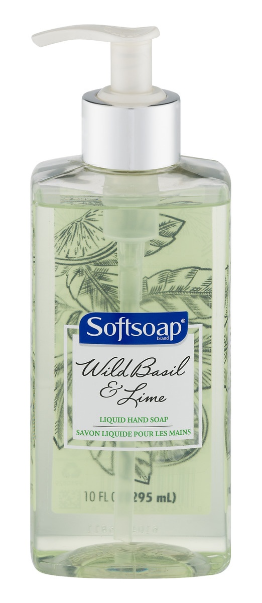 slide 1 of 1, Softsoap Liquid Hand Soap - Wild Basil And Lime, 10 oz