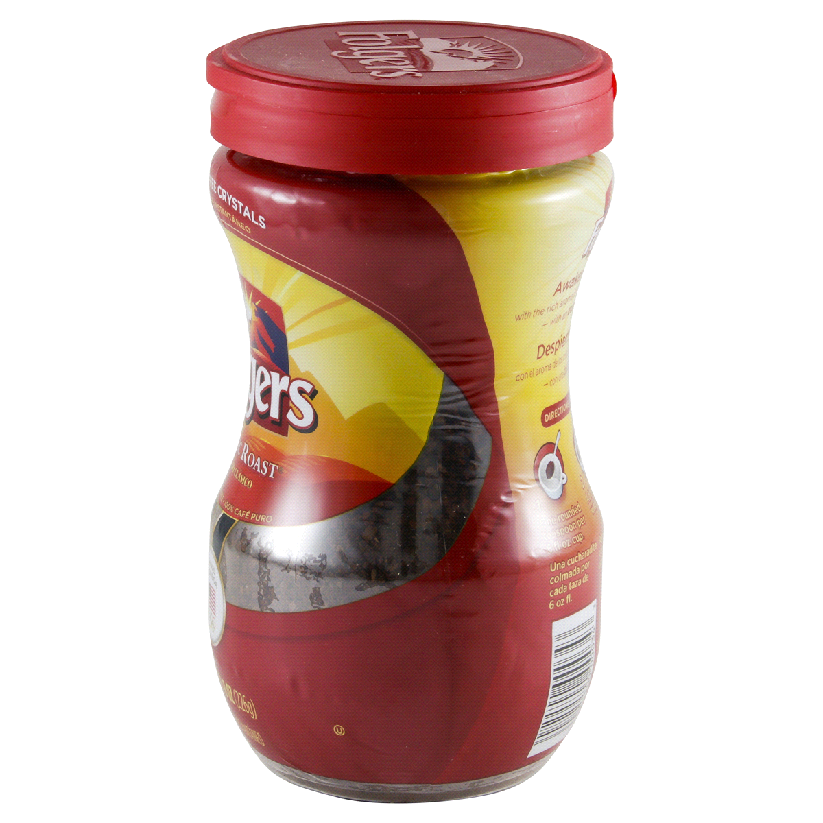 slide 3 of 4, Folgers Classic Roast Instant Coffee, 8 oz