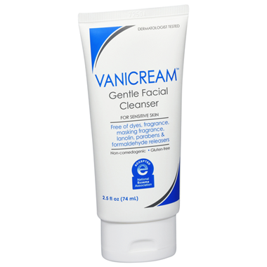 slide 1 of 1, Vanicream Gentle Facial Cleanser, For Sensitive Skin, 2.5 fl oz