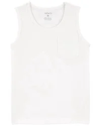 Carter's Toddler Pocket Tank White 2T