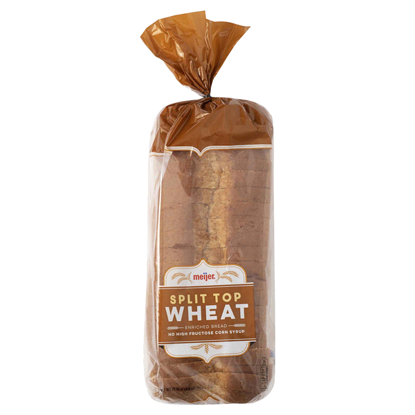 slide 1 of 1, Meijer Split Top Wheat Bread, 20 oz