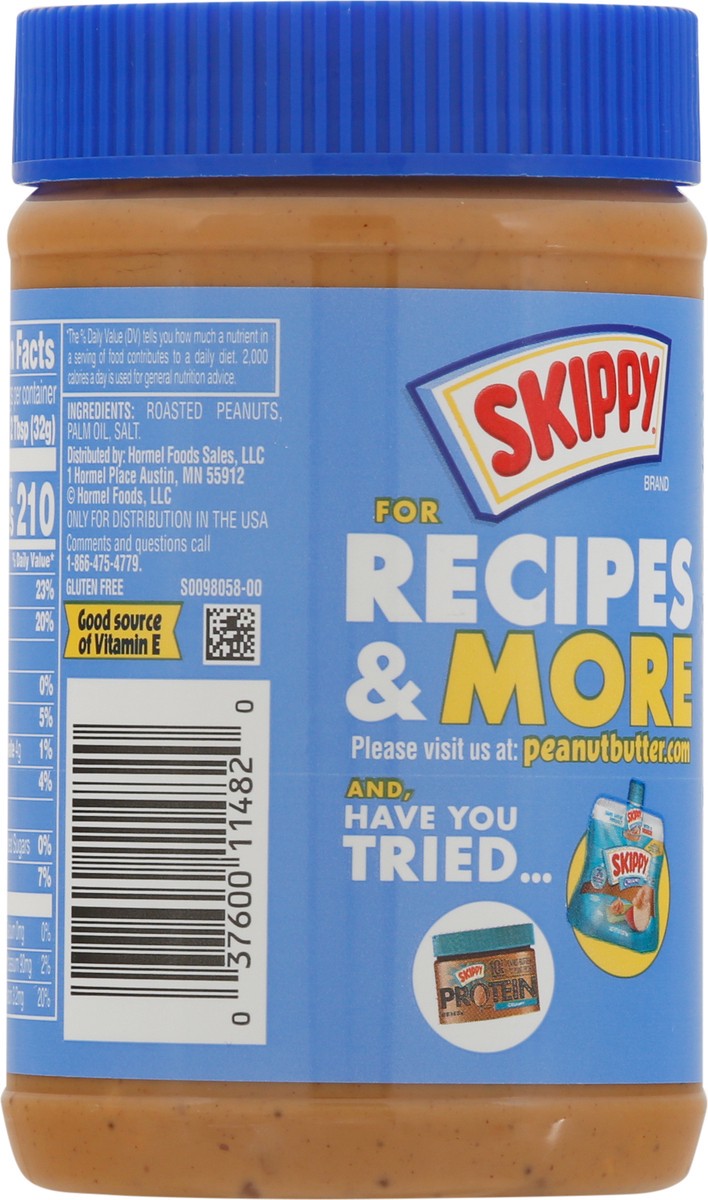 slide 2 of 9, Skippy Chunky No Sugar Added Peanut Butter Spread 16 oz, 16 oz