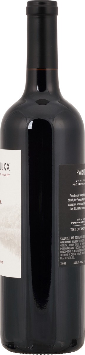slide 8 of 9, Paraduxx Red Wine, Proprietary, Napa Valley, 750 ml