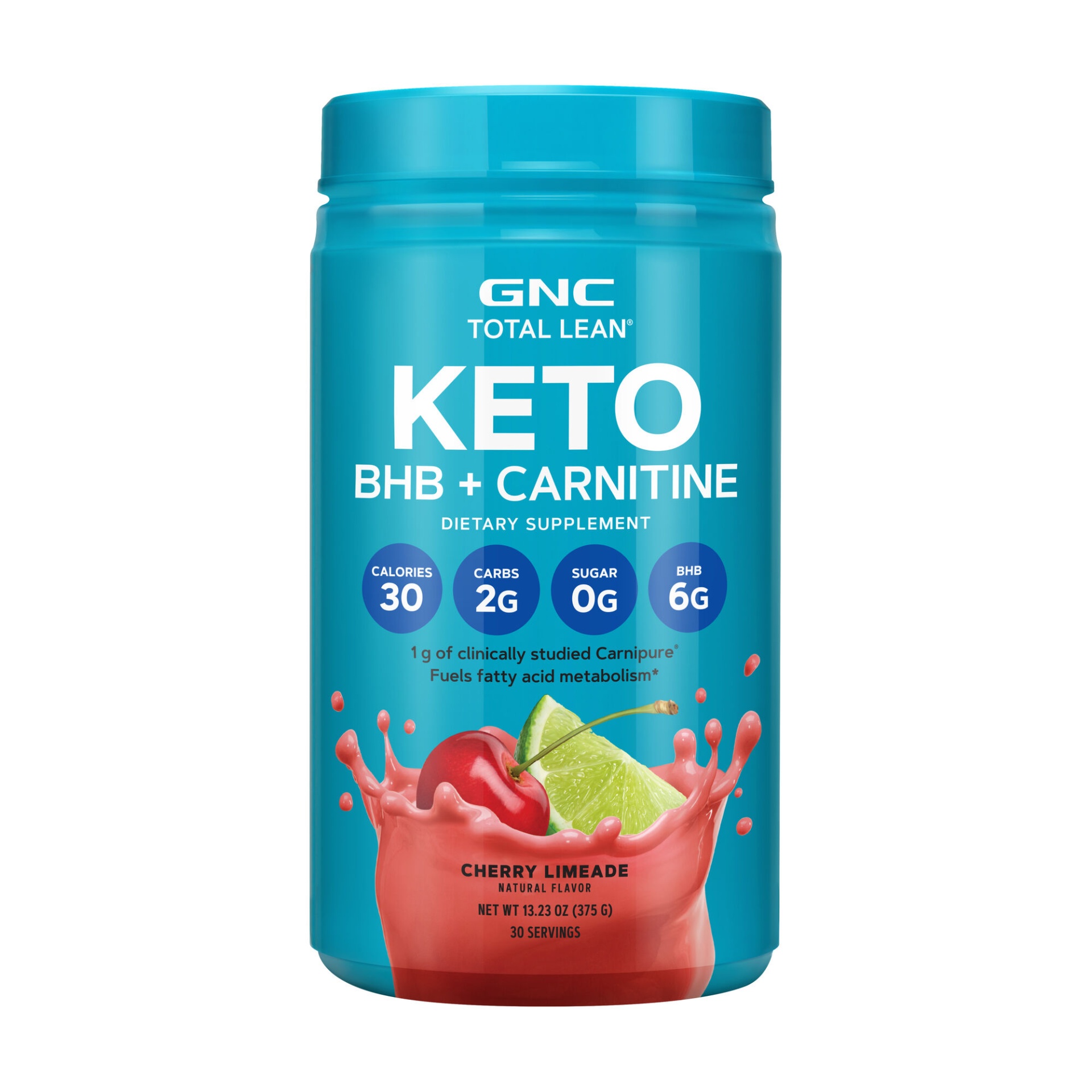 slide 1 of 1, GNC Total Lean KETO BHB + Carnitine - Cherry Limeade, 1 ct