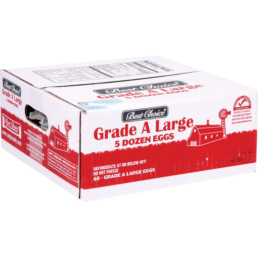 slide 1 of 1, Best Choice Grade A Large Eggs, 60 ct