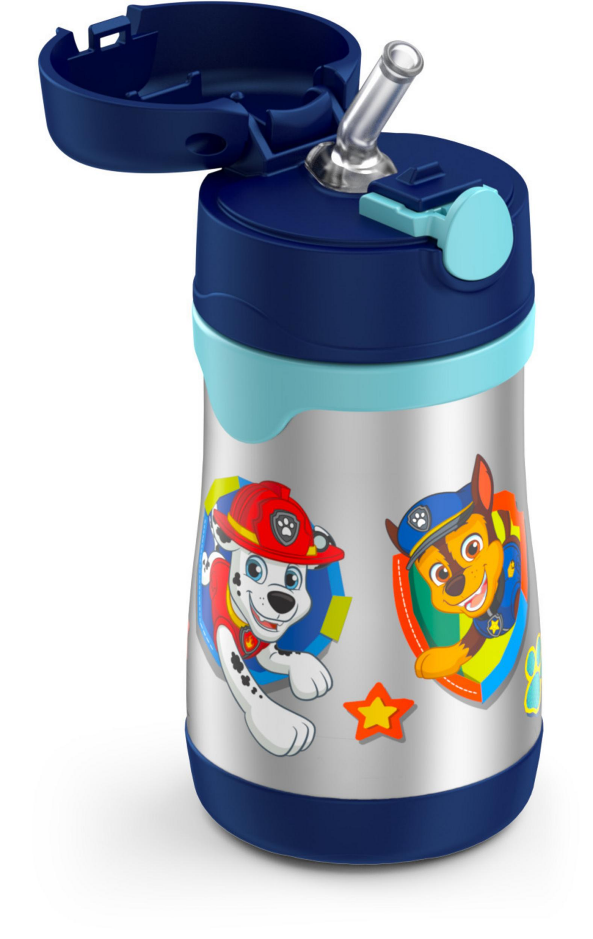 slide 1 of 1, Thermos Vacuum Insulated Paw Patrol Bottle, 1 ct