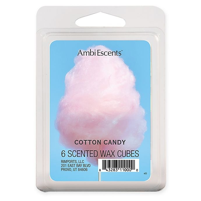 slide 1 of 1, AmbiEscents Cotton Candy Scented Wax Cubes, 6 ct