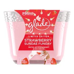 Glade Strawberry Sundae Funday Candle