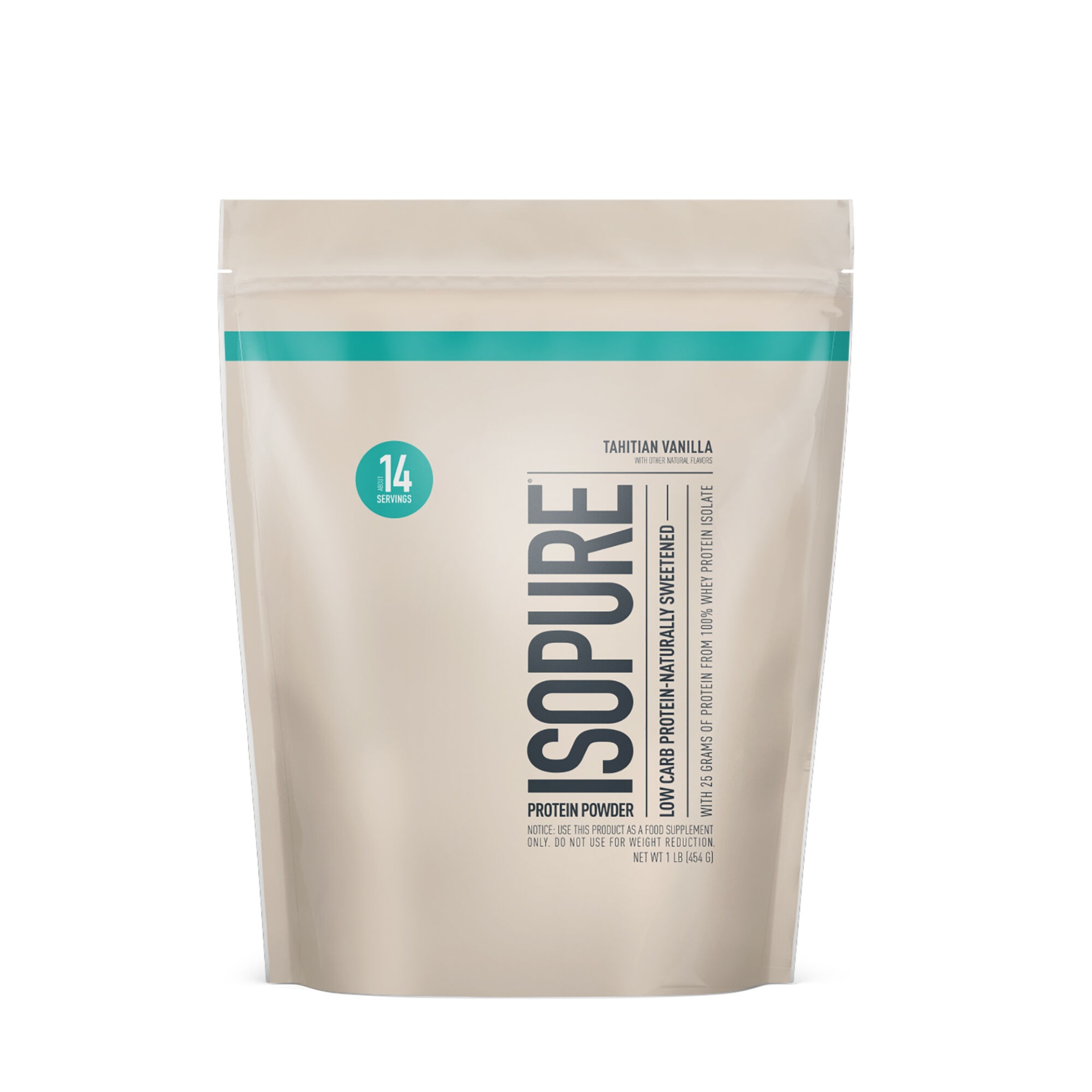 slide 1 of 1, Isopure Low Carb Protein Powder - Tahitian Vanilla, 1 ct