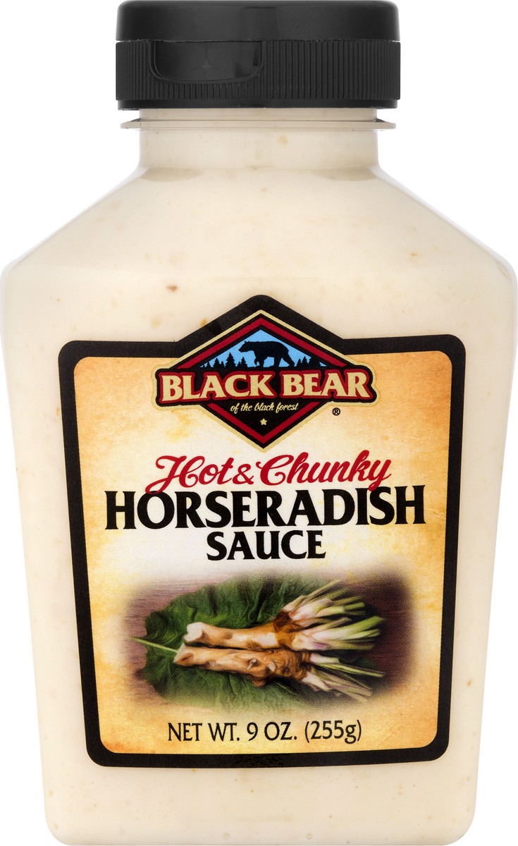 slide 3 of 12, Black Bear Hot & Chunky Horseradish Sauce 9 oz, 9 oz