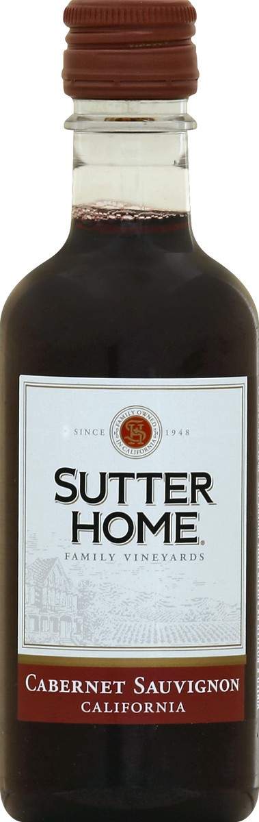 slide 1 of 1, Sutter Home Cabernet Sauvignon 187 ml, 187 ml