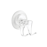 slide 5 of 5, InterDesign Power Lock Razor Holder, Clear, 1 ct