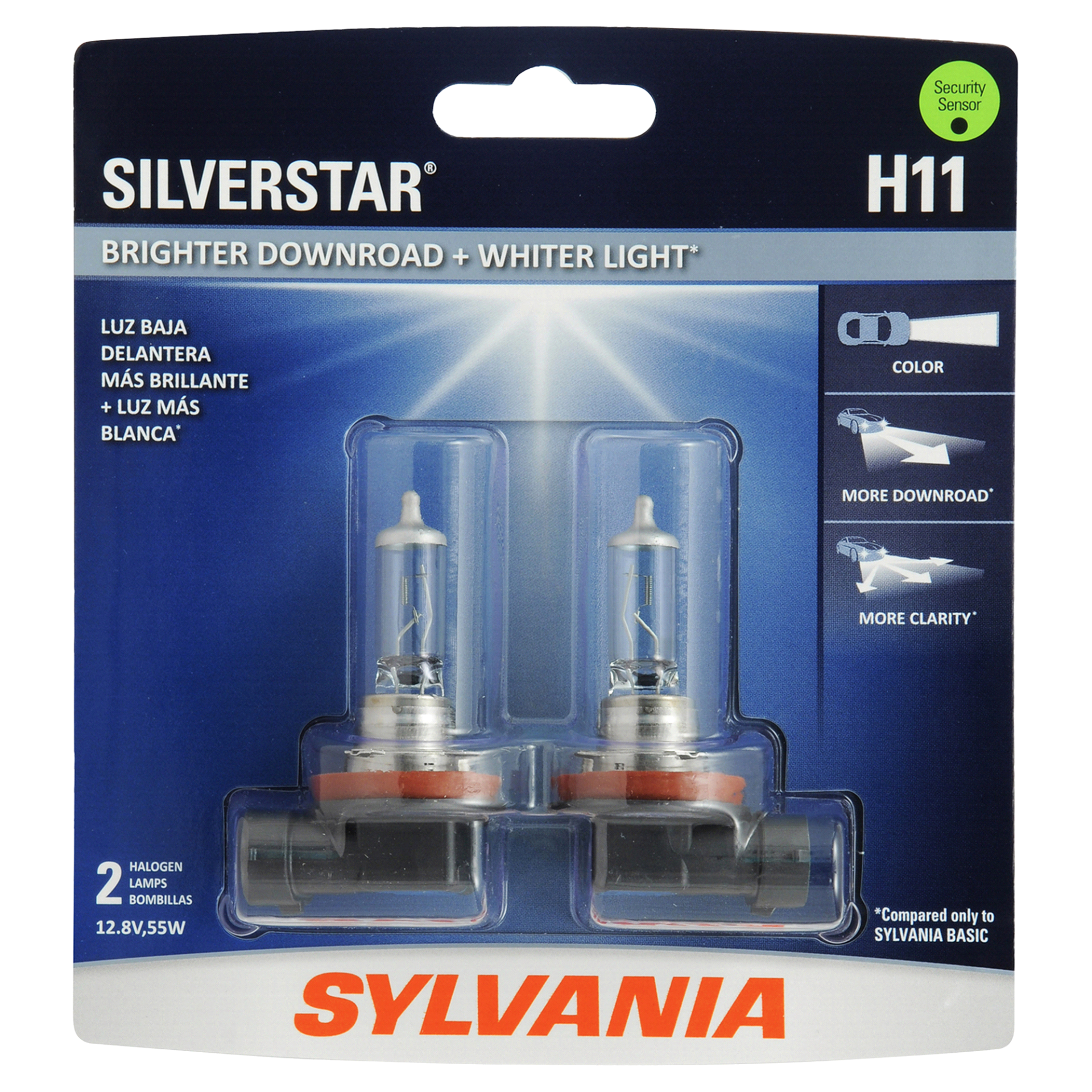 slide 1 of 6, Sylvania H11 SilverStar Headlight, 2 ct