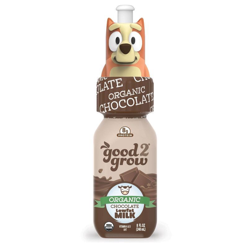 slide 1 of 9, good2grow Lowfat Organic Chocolate Milk 8 fl oz, 8 fl oz