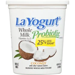 La Yogurt Probiotic Coconut Whole Milk Yogurt