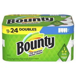 Bounty Select-A-Size White 2-Ply Double Rolls Paper Towels 12 Rolls