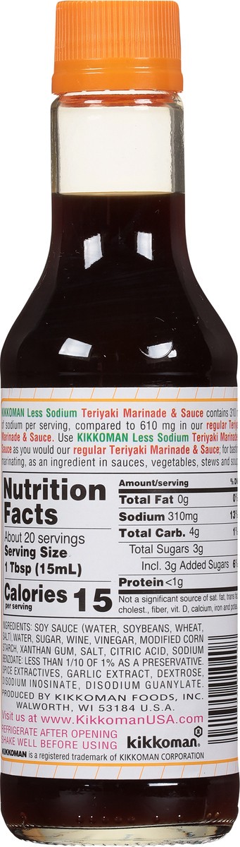 slide 7 of 7, Kikkoman Lite Teriyaki Sauce, 10 fl oz