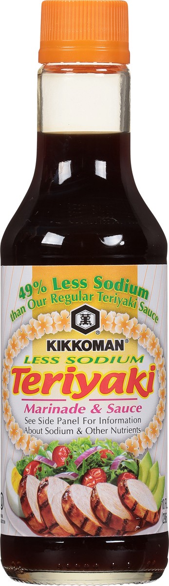 slide 4 of 7, Kikkoman Lite Teriyaki Sauce, 10 fl oz
