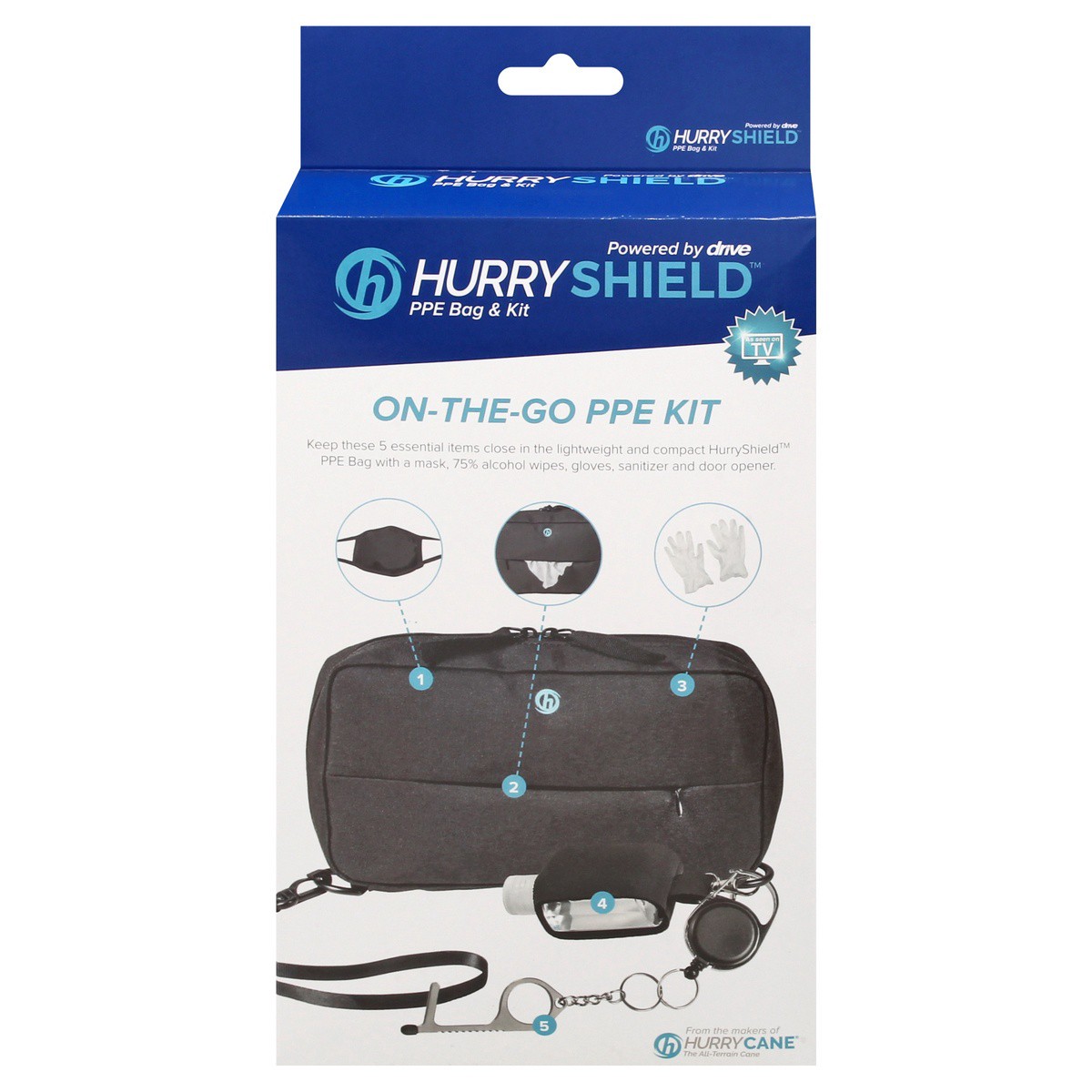 slide 1 of 9, Hurryshield Ppe Bag And Kit Case, 1 ct