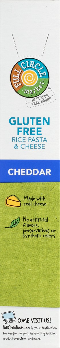 slide 7 of 9, Full Circle Market Gluten Free Cheddar Rice Pasta & Cheese 6 oz, 6 oz