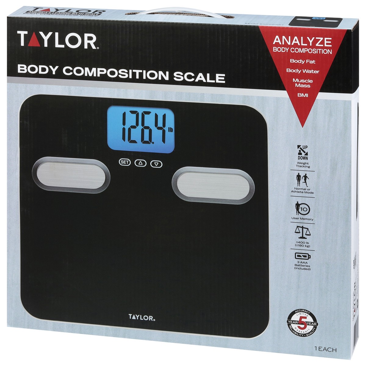 slide 7 of 12, Taylor Scale - Black, 1 ct