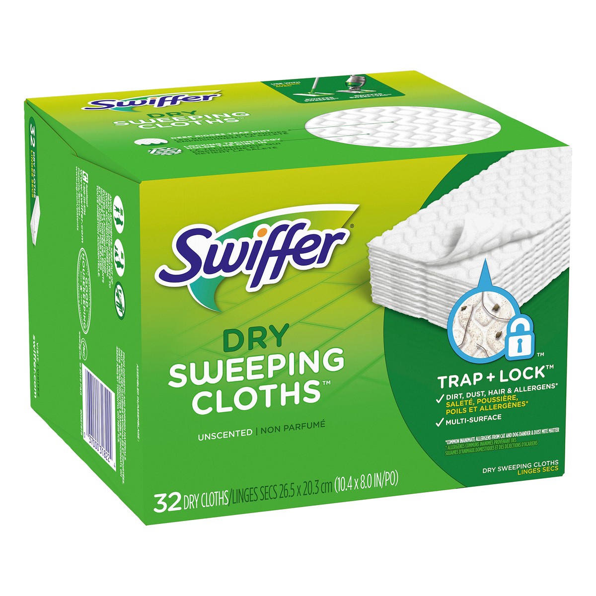 slide 2 of 4, Swiffer Sweeper Dry Sweeping Cloths - Unscented - 32ct, 