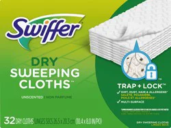 Swiffer Dry Unscented Sweeping Cloths 32 ea