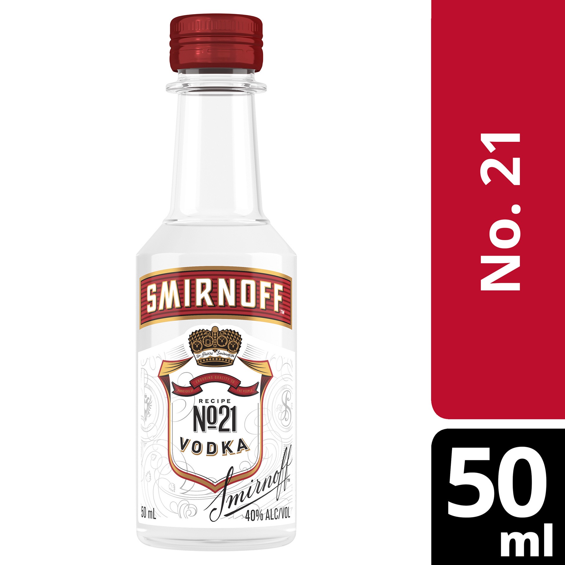 slide 1 of 4, Smirnoff Vodka 50 ml, 50 ml