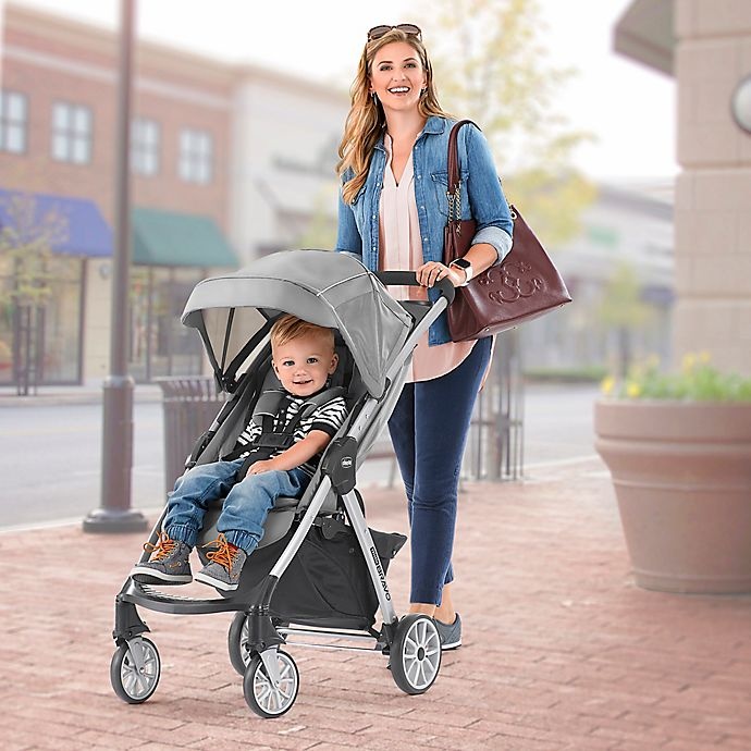 slide 5 of 8, Chicco Mini Bravo Stroller - Pewter, 1 ct