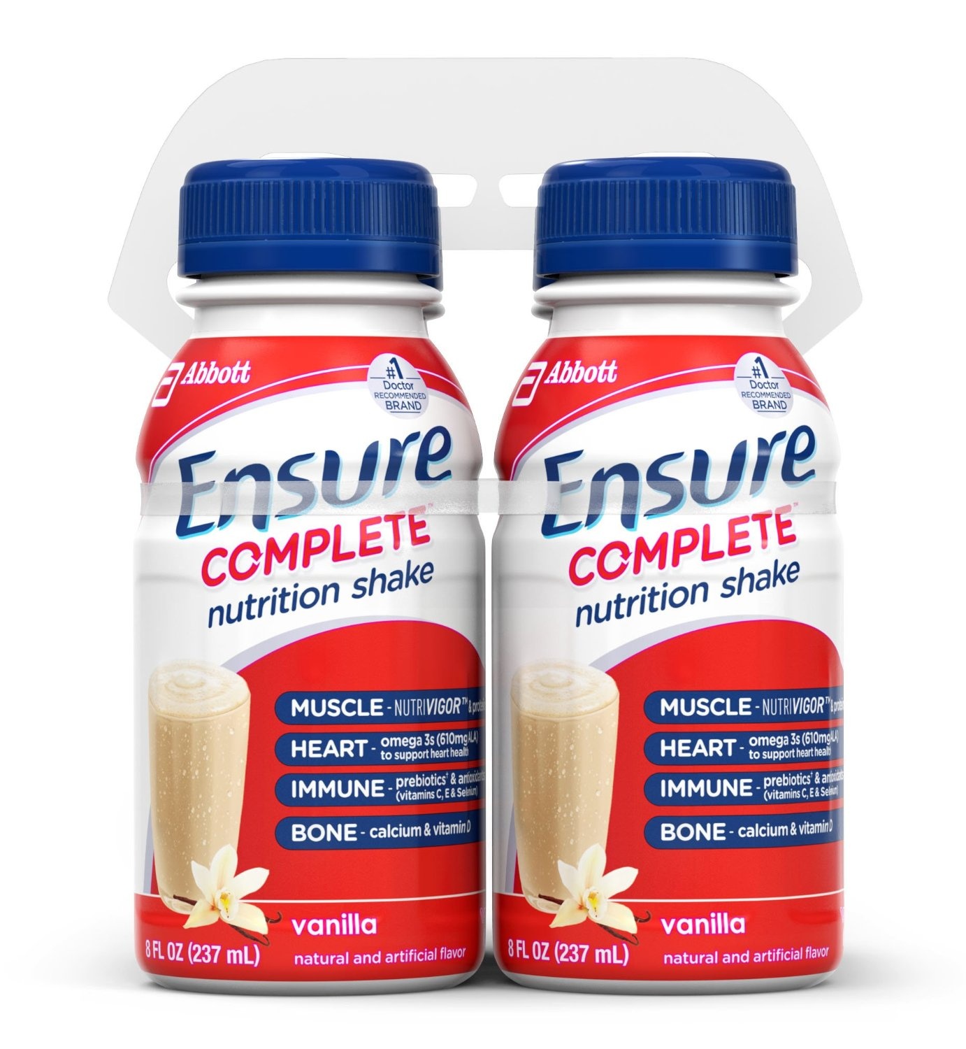 slide 1 of 1, Ensure Vanilla Complete Nutrition Shake, 4 ct; 8 oz