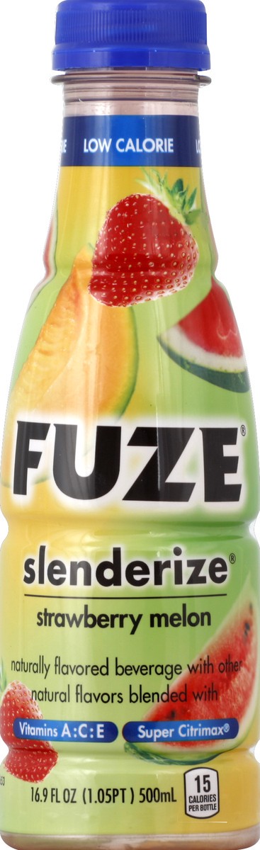 slide 4 of 4, Fuze Slenderize Strawberry Melon Flavored Beverage, 16.9 oz