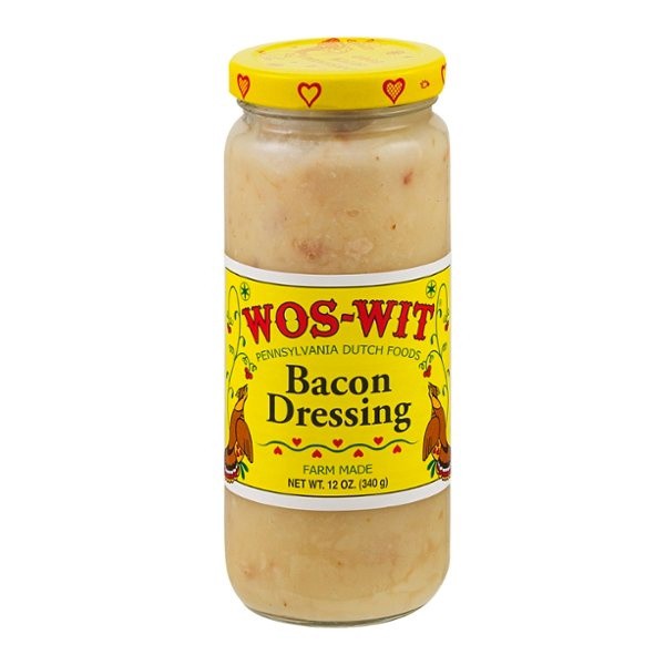 slide 1 of 1, Wos-Wit Wos Wit Bacon Dressing, 12 fl oz